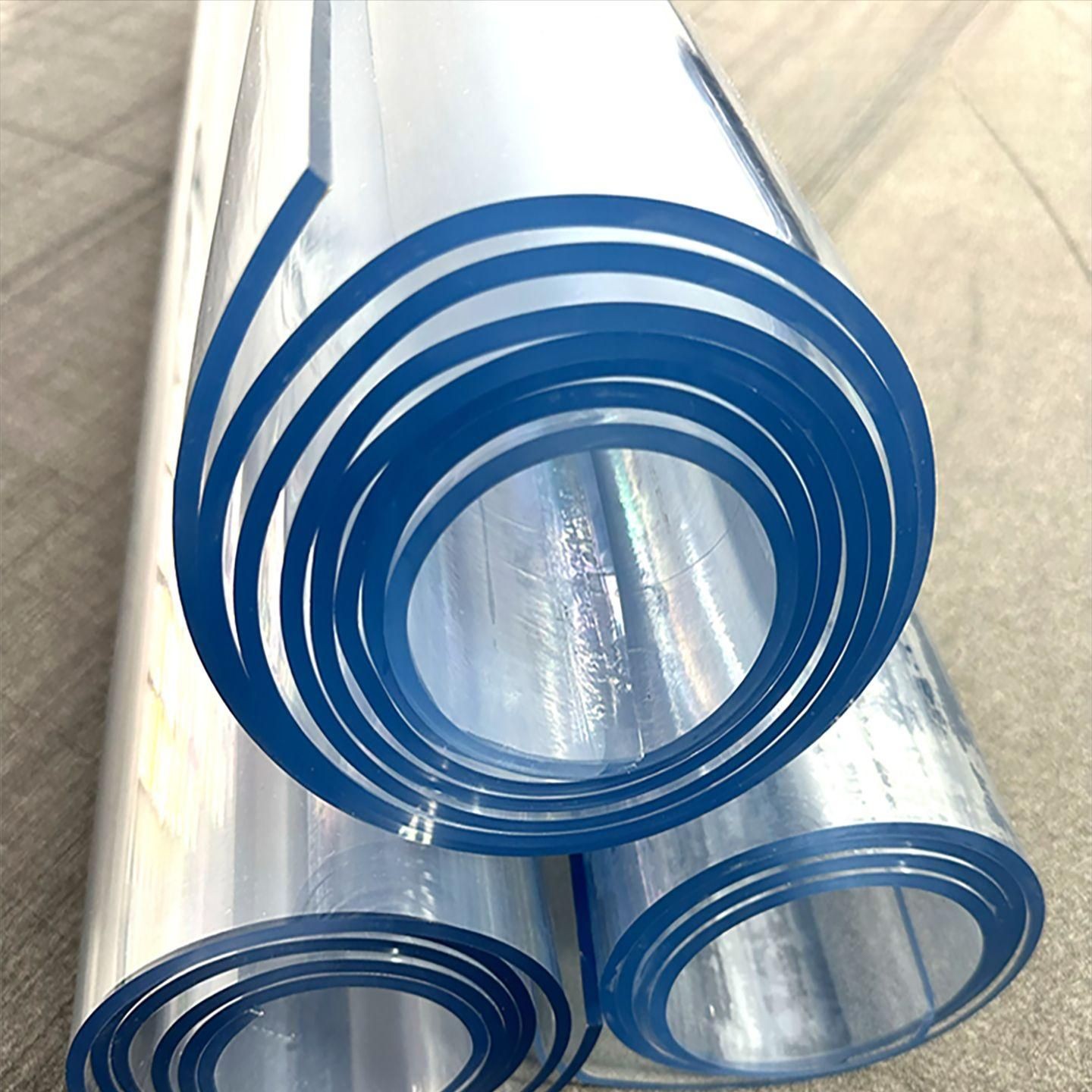 연질 pvc 식탁보 투명 테이블 두꺼운비닐 깔판 고무판 오염방지 아스테이지 매트 - 상세 이미지 4