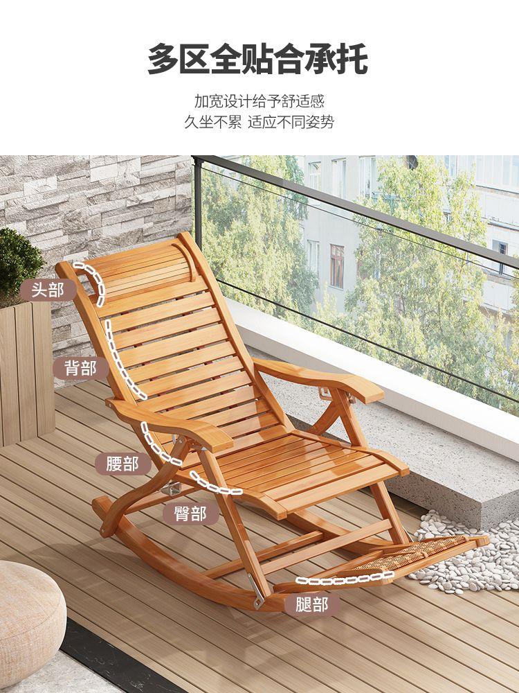 접이식 인테리어 휴식 무중력 라운지 암체어 낮잠 해변 안락의자 발코니 쇼파 독서 거실 침대 긴 의자 - 클래식 - 기본 색상 + 쿠 - 상세 이미지 2