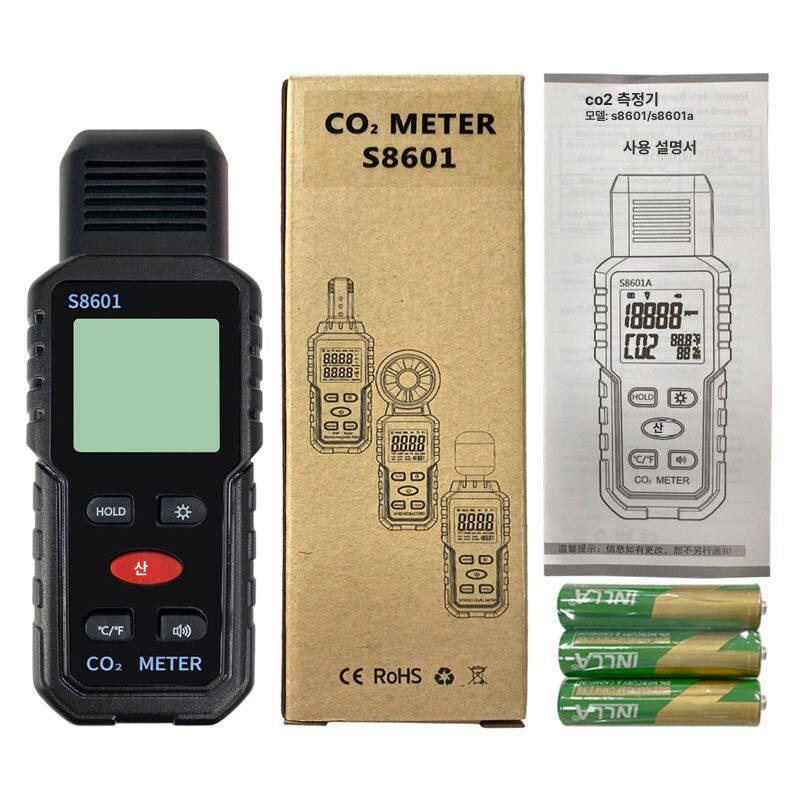 co2 농도 측정기 감지기 실내 이산화탄소 탁상형 휴대용 단일상품 프리미엄 가정용 - 상세 이미지 4