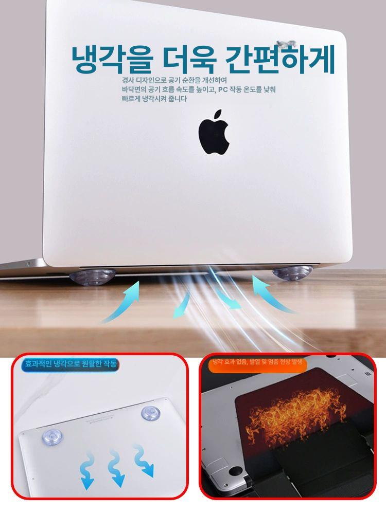 데스크 받침대 가정용 스탠딩 높낮이조절 사무실 스탠드 노트북 수납 서랍 정리 - 상세 이미지 3