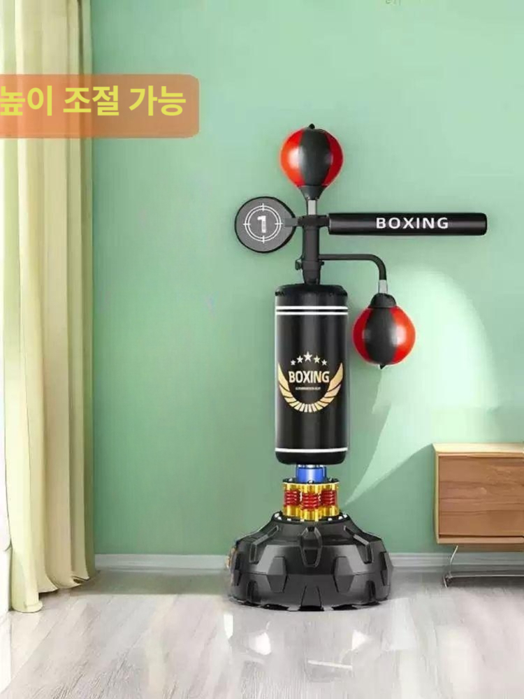 회전식 샌드백 복싱훈련 스피드볼 무에타이 피트니스 홈짐 운동용 펀칭백 스탠딩 - 상세 이미지 2