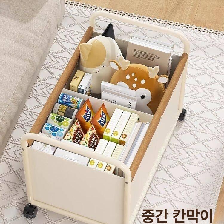 이동형 가방정리함 중형 다용도 수납함 트롤리 수납백 주머니 다기능 리빙박스 - 상세 이미지 3