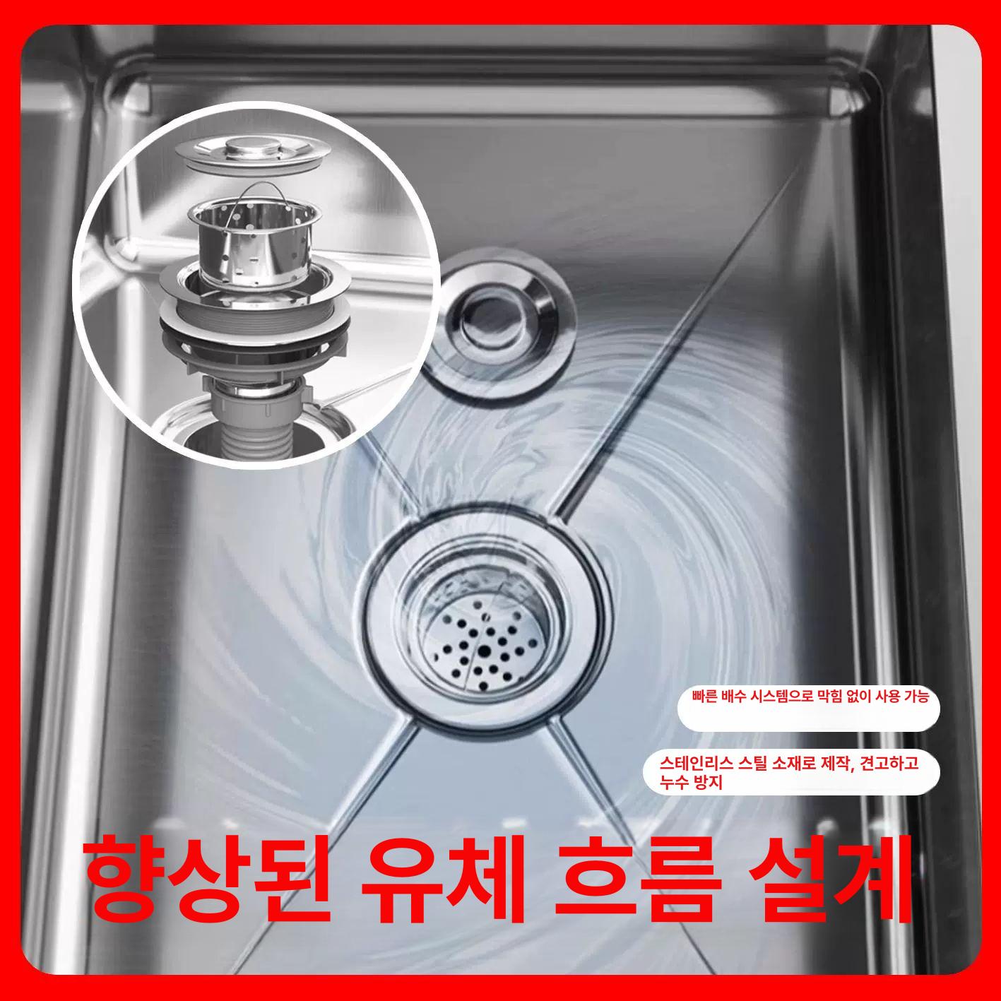 바닥 대걸레통 스테인리스 빗자루 화장실 수납 밀대 청소용품 걸레빠는통 클린방 - 상세 이미지 5