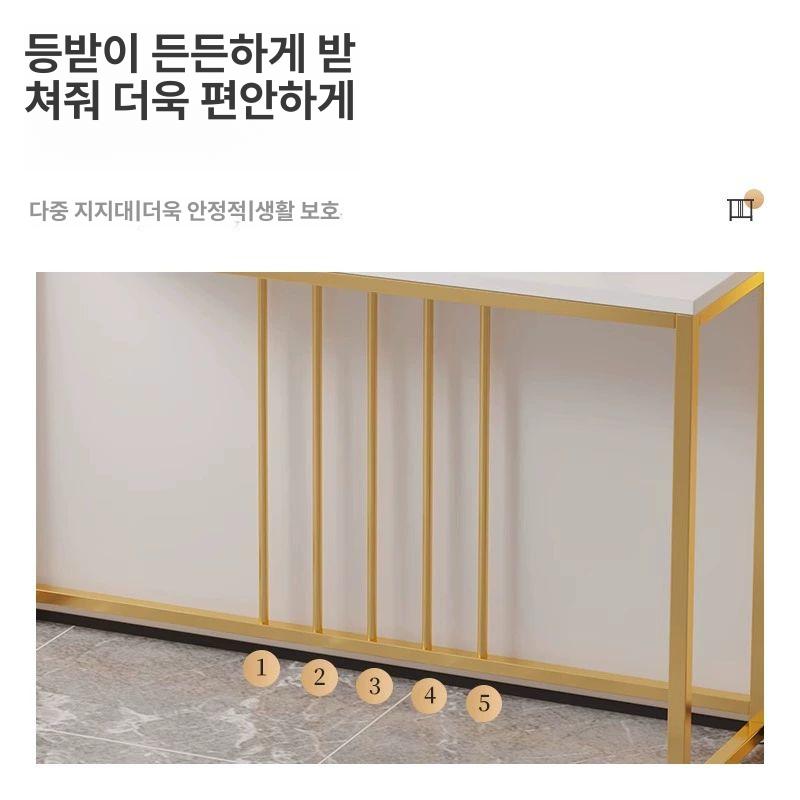 선반 거실콘솔 인테리어 복도장 협탁 테이블 심플 북유럽 길이 현관장식장 진열대 - 상세 이미지 3