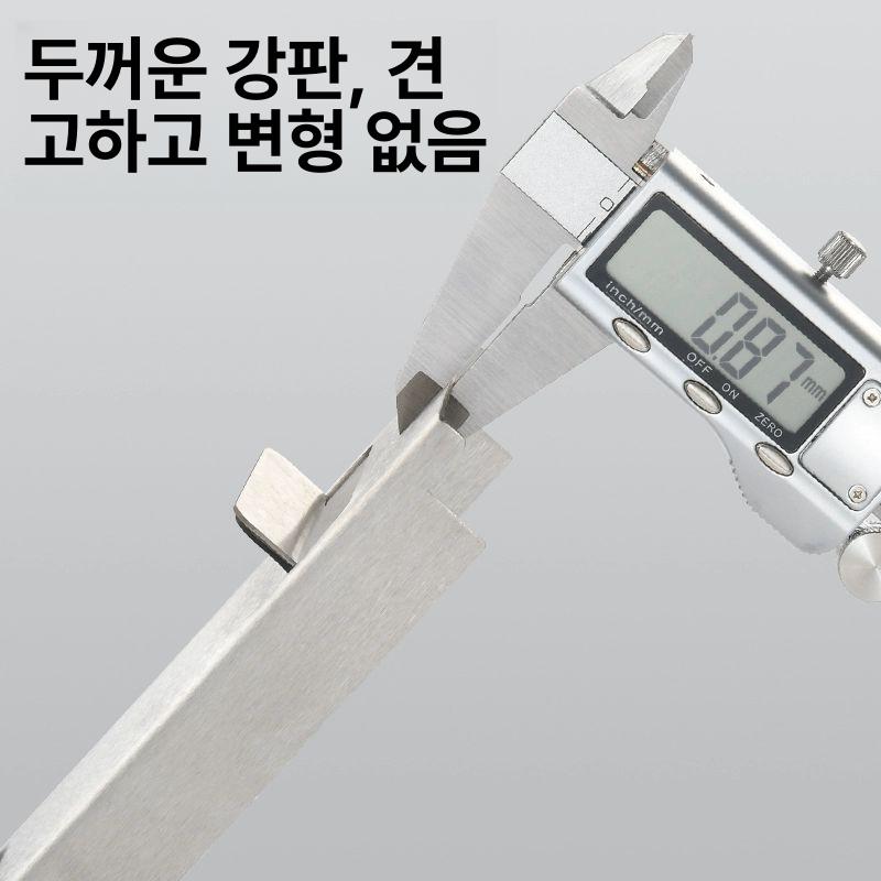 싱크대 칼갈이 숫돌받침 스테인리스 고정식 거치대 주방용 날카로움 유지 - 상세 이미지 4
