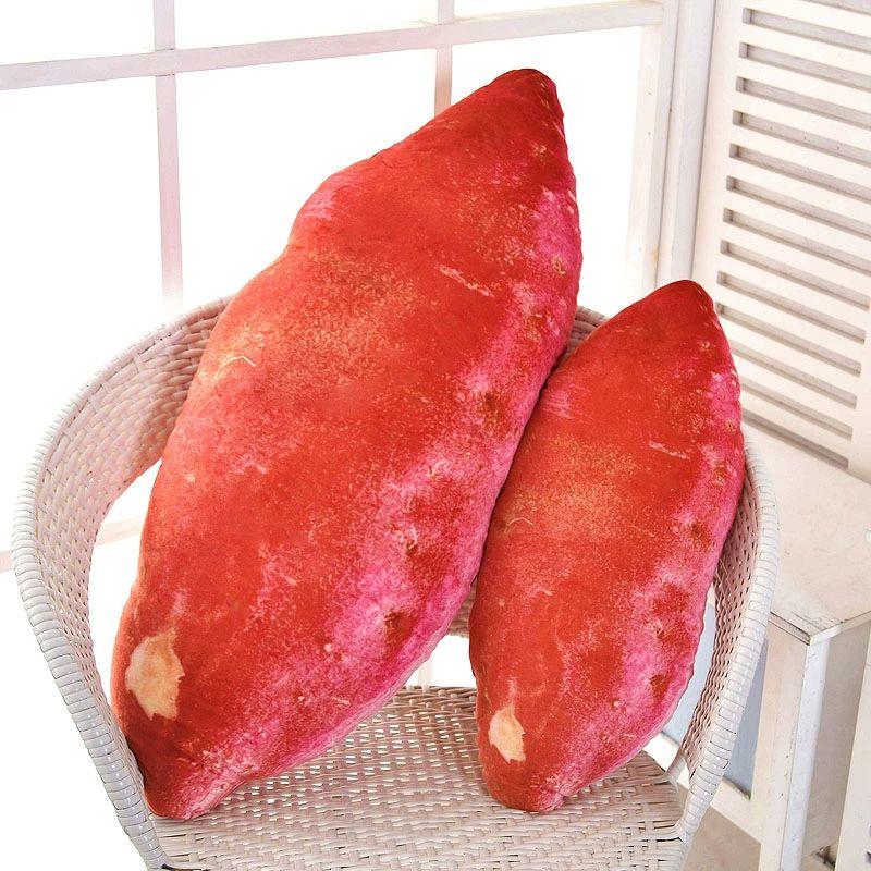 대형 75cm 고구마 인형 실물 같은 바디필로우 쿠션  - 상세 이미지 3