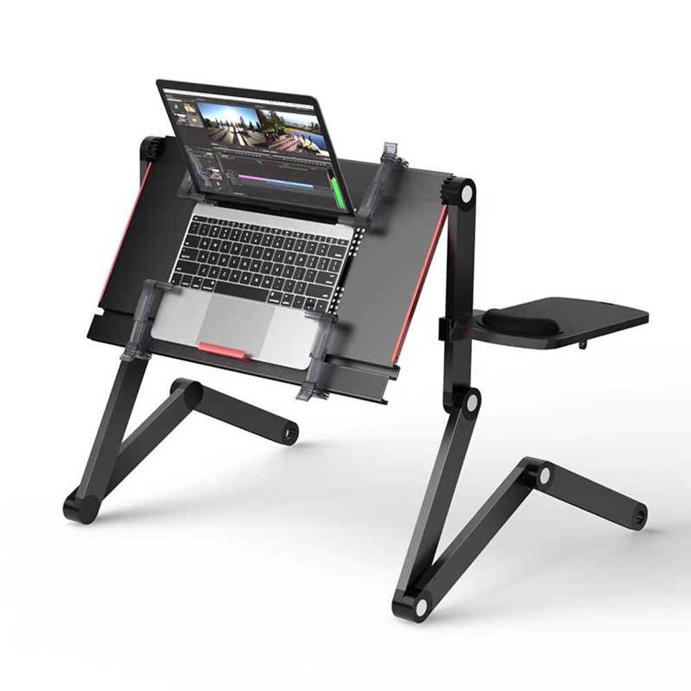 받침대 블랙 책상각도 책상 데스크탑 블랙X5 45CM 침대누워서보는 각도조절 노트북 X5 조절 S 눕서대 책보기 길이 침대위 블랙X5 S 데스크탑 45CM 길이 3단 다리 - 상품 이미지