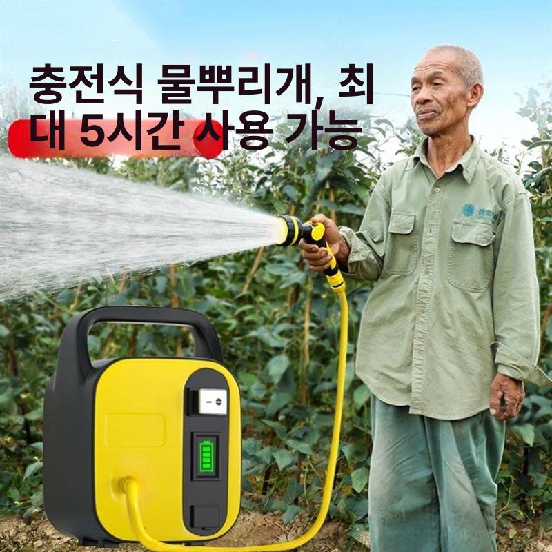 펌프 충전분사기 소형 농업용 전동 원예 물펌프 자동 분무기 농약 무선 휴대용 전기 급수기 - 상세 이미지 2