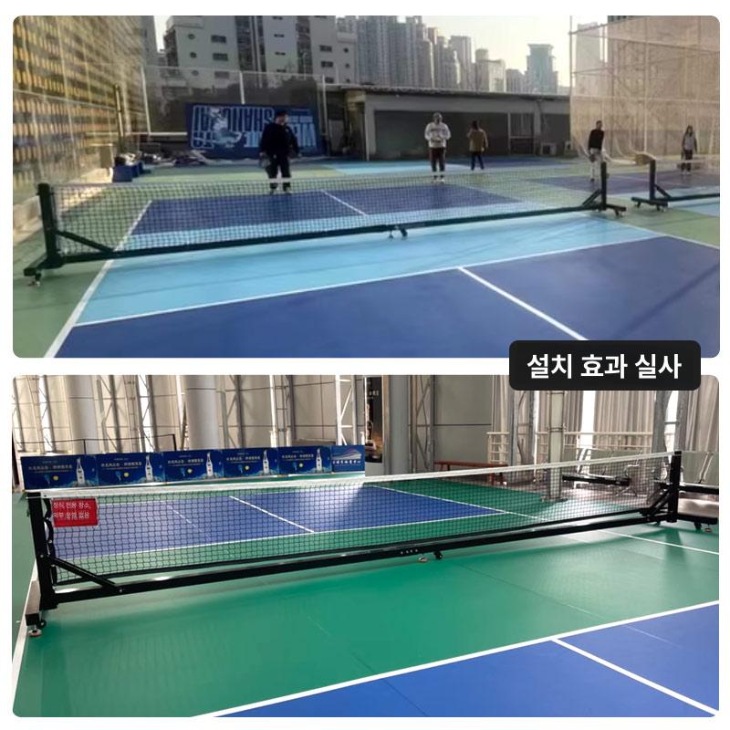 피클볼 네트 기본형 야외 연습 테니스 배드민턴네트세트 스포츠 간이 족구 경기용 프레임 - 상세 이미지 3