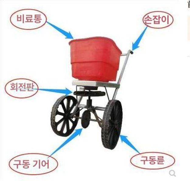 수동 비료주는기계 입제살포기 투입기 비료살포기 퇴비 주입기 분사기 제초제 농업 - 상세 이미지 3