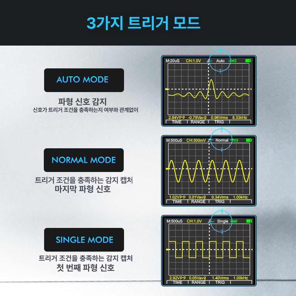 지능형 오실로스코프 컬러 그래픽 속도 전기 디지털 미터 테스터기 전자용 샘플링 - 상세 이미지 4