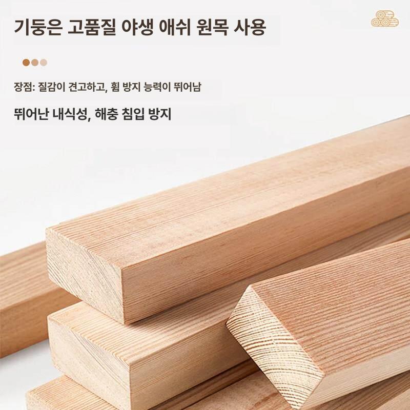 거치대 원목화분받침대 스탠드 분재 화분다이 진열 플랜트 클래식 식물 고급 랙 - 상세 이미지 5