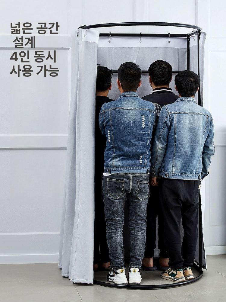 탈의실 파티션 이동식 커튼형 간의실 매장용 쇼핑몰 스튜디오 의류점 옷가게 가림막 프레임 - 상세 이미지 5
