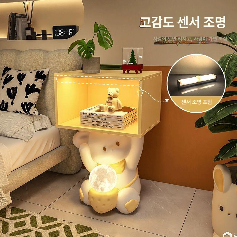 LED 사이드 토끼무드등 귀여운 라이트 램프 조명 인테리어 수면등 장식용 - 상세 이미지 5