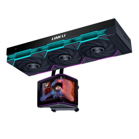 Lian Li [해외]리안리 본체 케이스 하이드로시프트 II OLED 곡선 360TL RGB 액체 CPU 쿨러 Black