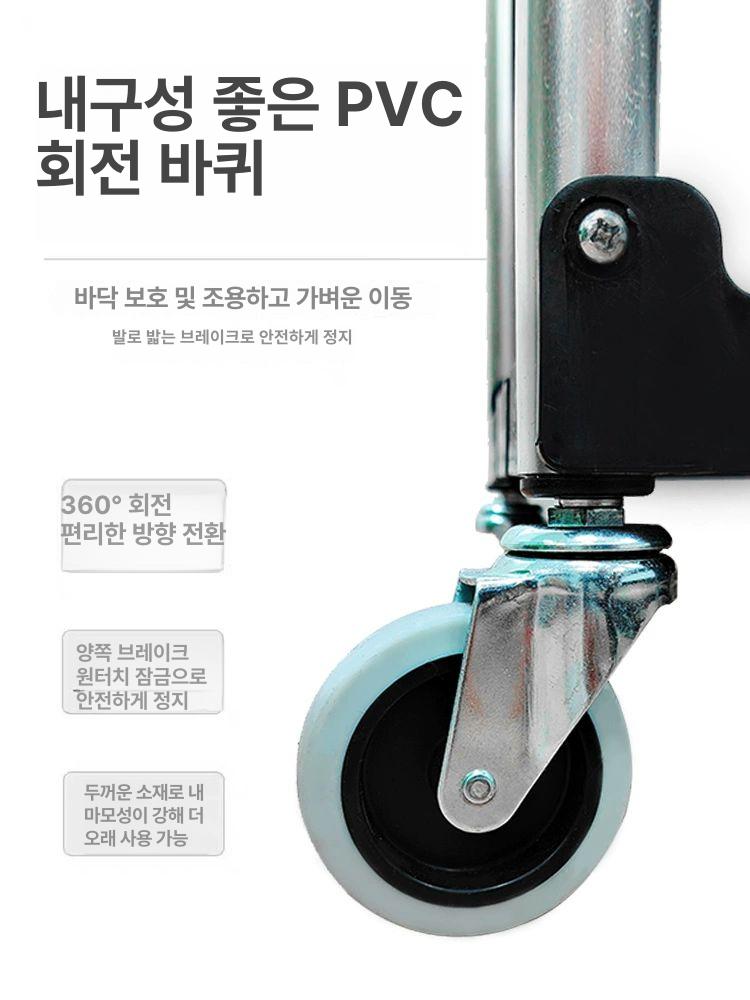 방송촬영 이동식 수납 바퀴달린 카트 중형 프레임 장비 정리함 용품보관 - 상세 이미지 5