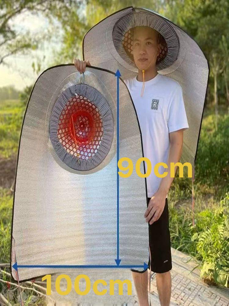 햇빛차단 햇빛가리개 농사모자 자외선차단모자 썬캡 밀짚모자 작업 벌초용모자 챙모자 - 상세 이미지 2