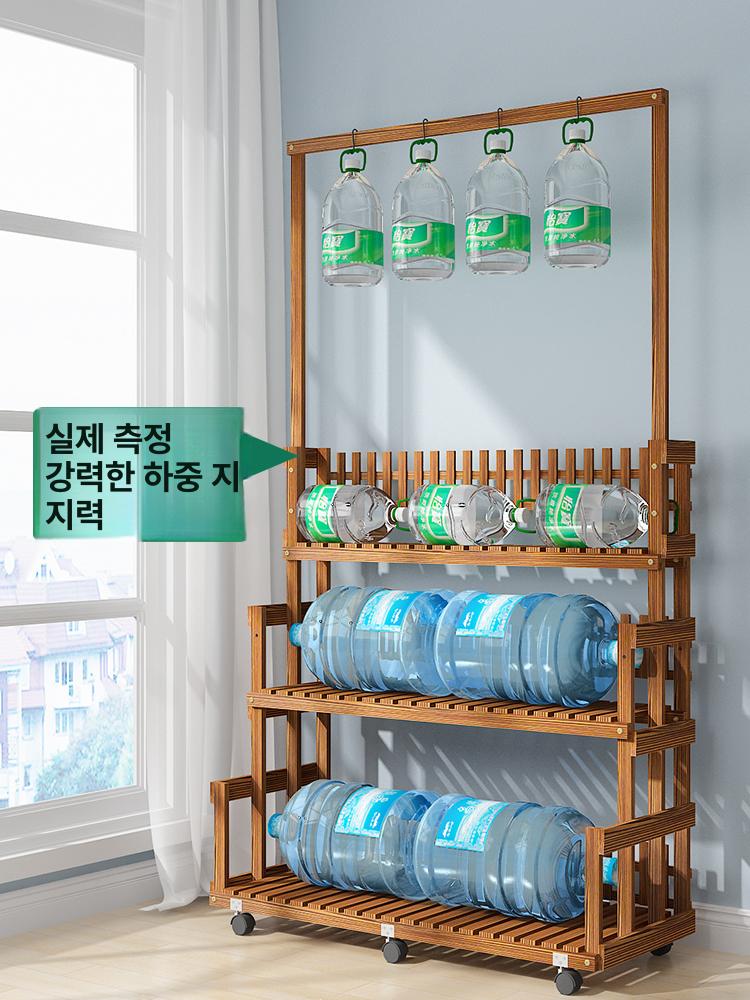 원목 화분선반 베란다 식물거치대 실내정원 다층수납 화초받침대 목재선반 - 상세 이미지 5