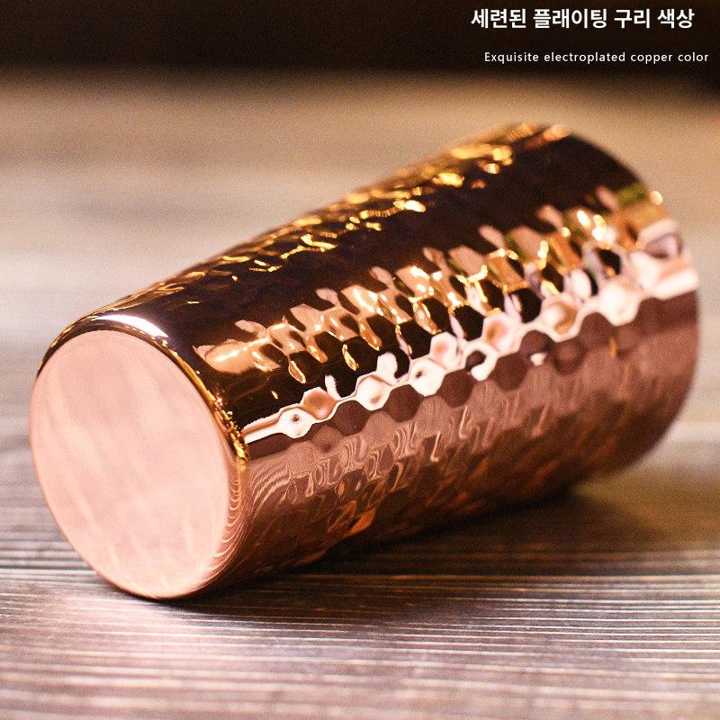 구리잔 일본 구리컵 모스코뮬 동컵 빈티지 황동 스텐 커피잔 세트 머그컵 - 상세 이미지 3