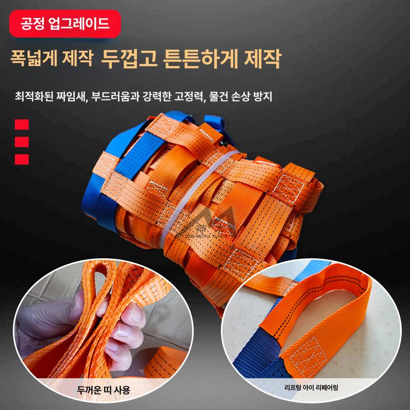 적재망 안전그물 화물 어선 하역 리프팅 선박 덮개 하중 트럭그물망 해양 - 상세 이미지 3
