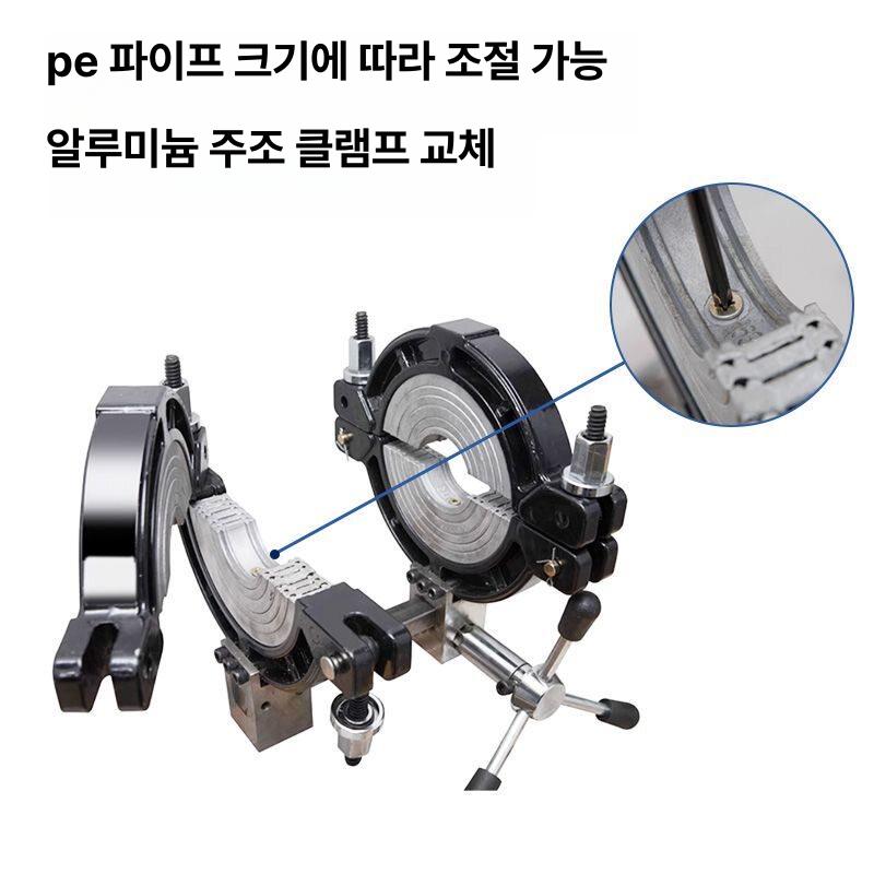 pe 배관 웰딩기 소켓 도킹 용접기 연결 맞대기 융착기 수도관 파이프 용해기 미니 수동 - 상세 이미지 4