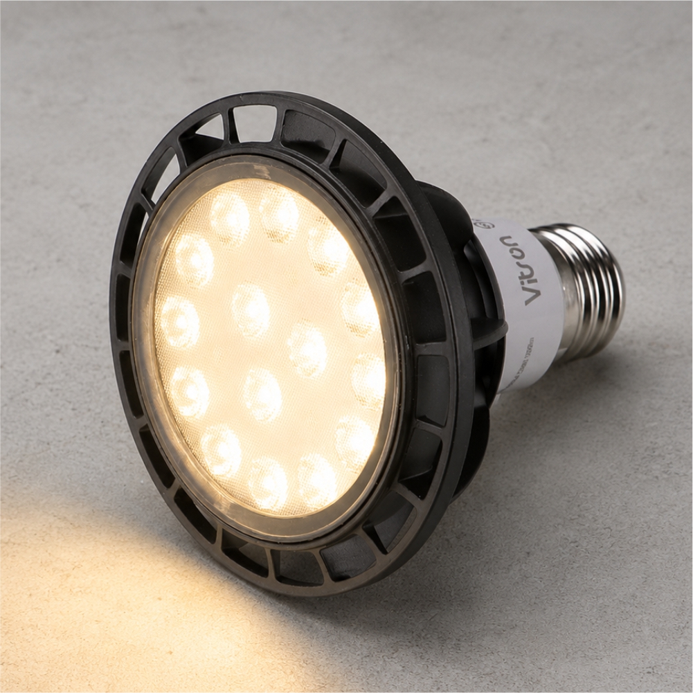 LED PAR30 램프 디밍 블랙 집중형 15W 전구색 조광 밝기조절 레일 조명 비츠온 - 상품 이미지