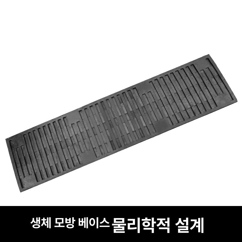 주차블럭 데크범퍼 카스톱바 차량충돌방지 주차턱 충격흡수 고무카스토퍼 - 상세 이미지 3