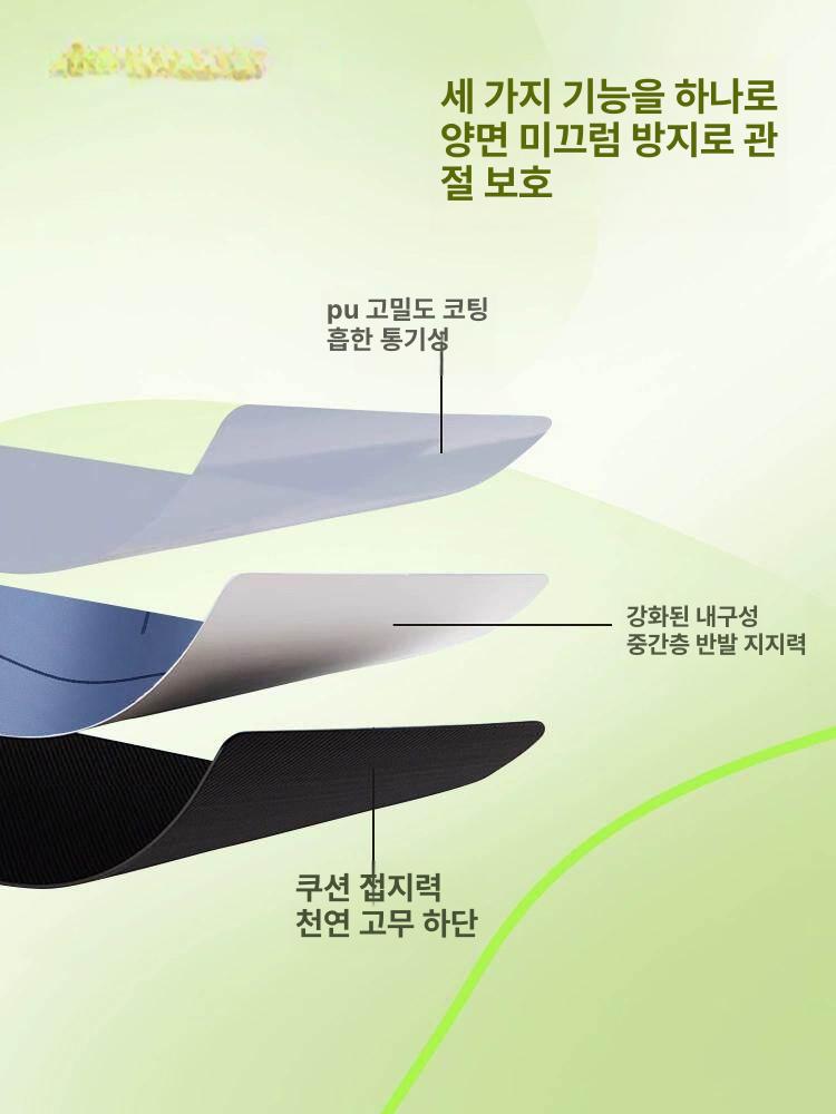 요가매트 필라테스 홈트레이닝 층간소음방지 팔꿈치 플랭크 무릎 헬스 - 상세 이미지 2
