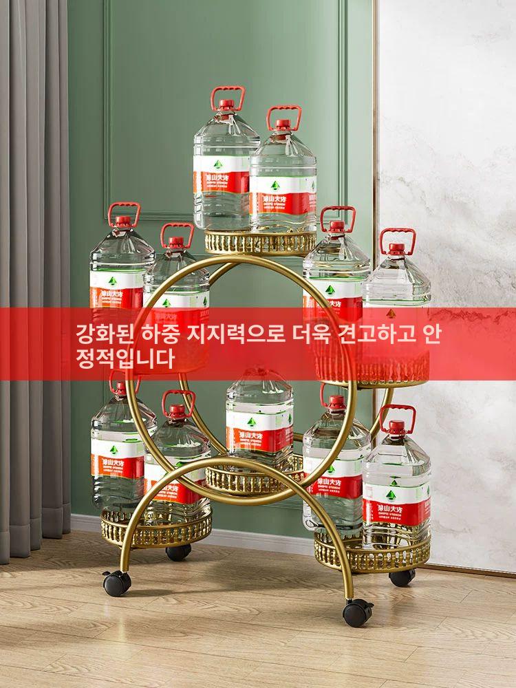 철제 이동식 화분선반 다육식물 수납 받침대 실내 화초 보관 랙 심플 가로형 - 상세 이미지 3