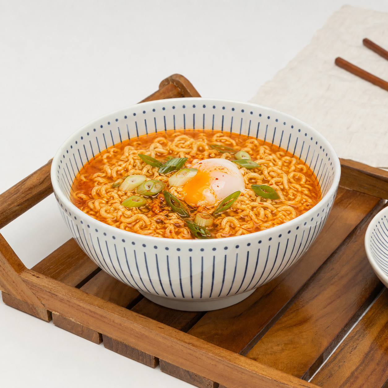 모루 일본풍 도자기 라면기 4P 세트 냉면그릇 - 상세 이미지 2