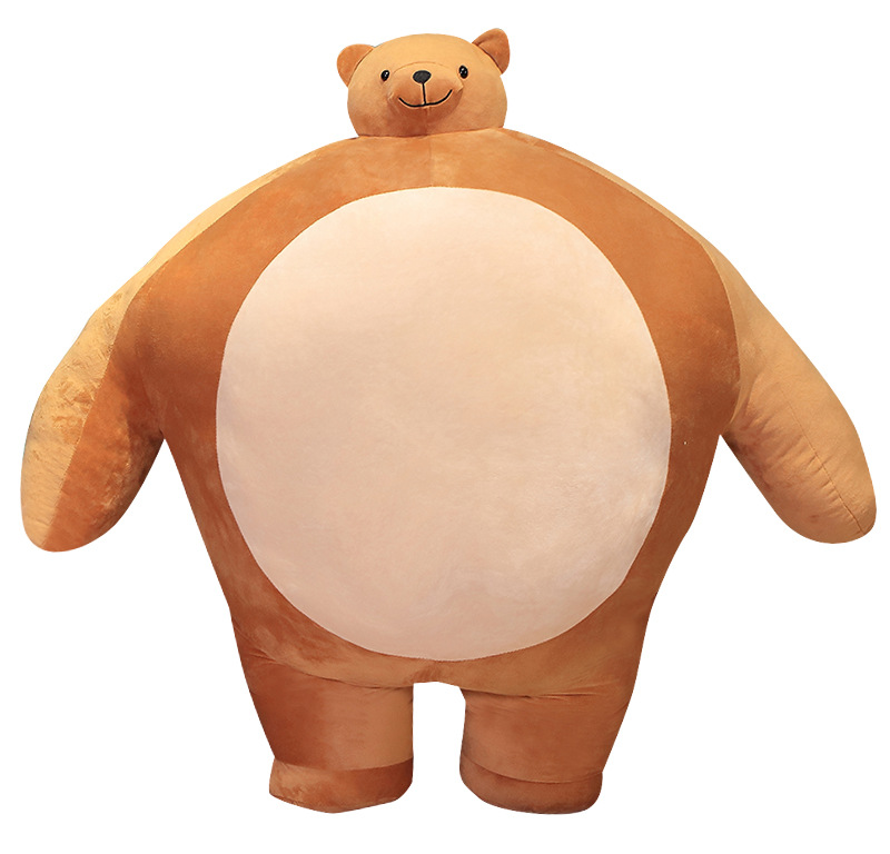 소형 곰 인형 베개 100cm 대형 애착 인형 쿠션 침대 장식 선물 - 상세 이미지 5