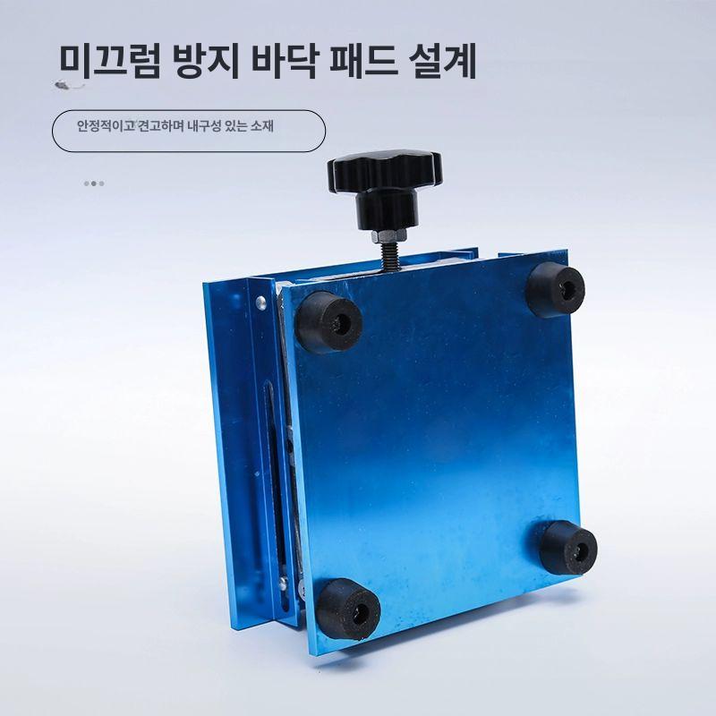광학 선형 슬라이딩 테이블 20센티 수동 높이조절 알루미늄 정밀 이동 장치 - 상세 이미지 3