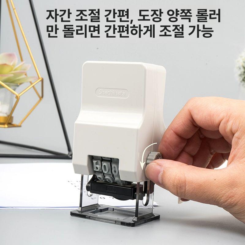 만년도장 자동스탬프 스템프 날짜 카트리지 만년스탬프 자동넘버링 숫자스탬프 숫자기 - 상세 이미지 4