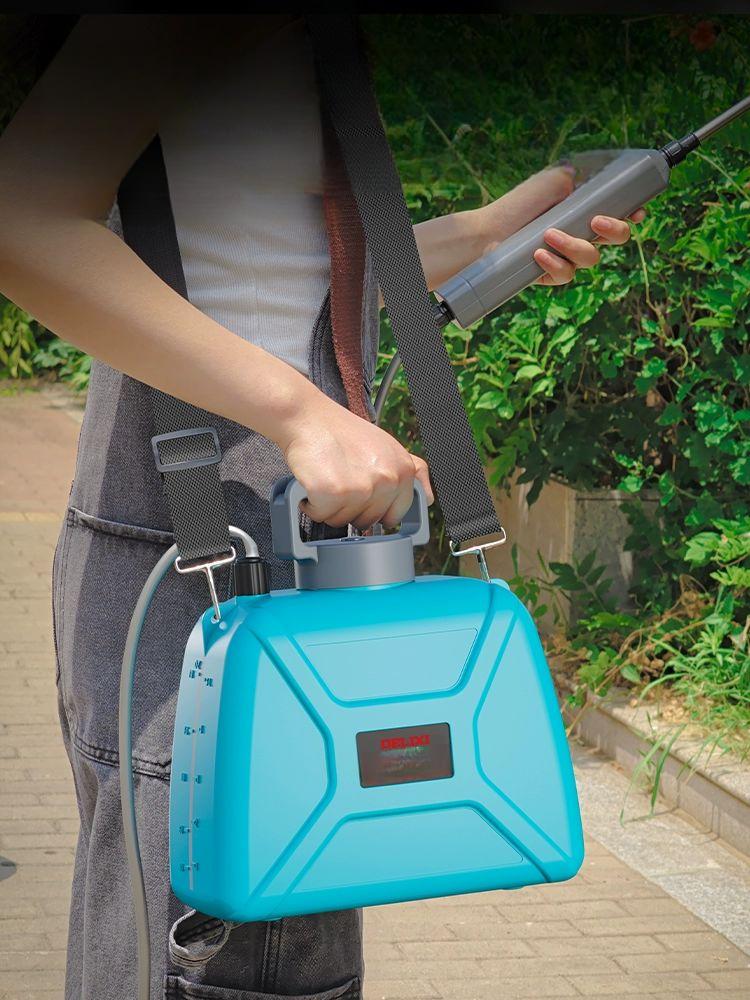 전동 소형분무기 텃밭 가정용 물뿌리개 농업용 원예분무기 농약살포기 안개분사 - 상품 이미지