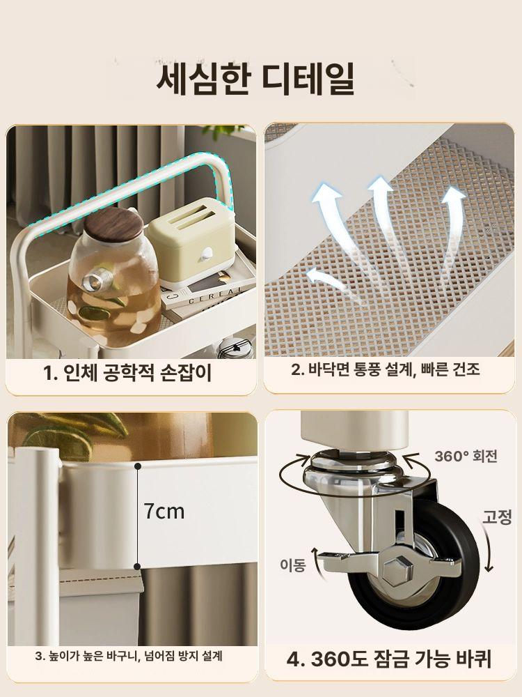 이동식 서류정리대 트레이 보관함 수레 북카트 사무실 탄소강 정리함 서류함 파일 - 상세 이미지 3