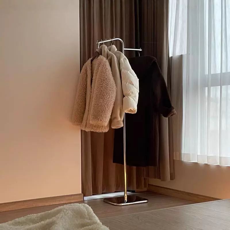 의류스탠드 옷걸이 이동식 쇼룸 매장용 받침대 경사봉 파이프 디스플레이 거치대 - 상세 이미지 3