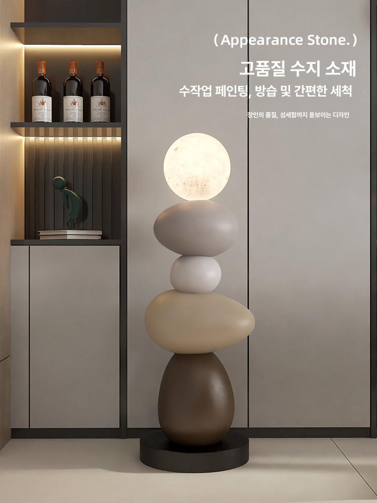 오브제 물방울장식 대형 거실 조형물 사이즈 고급 호텔 램프 집들이 장식품 라이트 - 상세 이미지 2