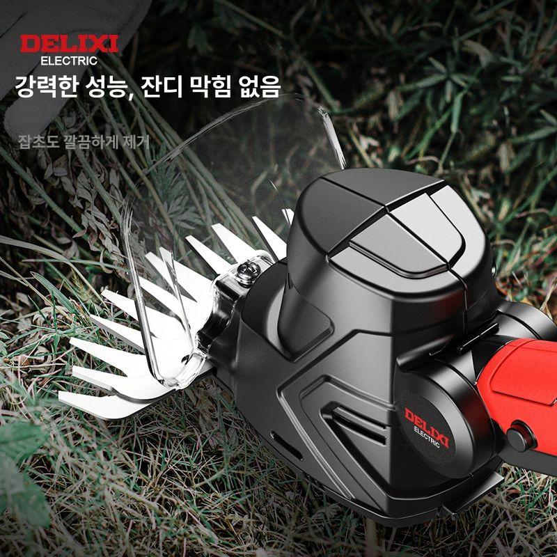 충전식 전동 잔디깎이 정원 야외 조경용품 휴대용 잡초제거 헤지트리머 - 상세 이미지 2