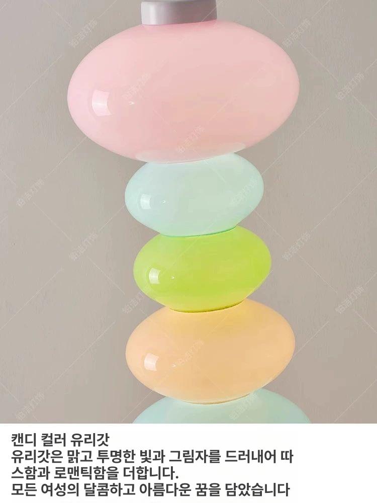 침실 거실 무드등 파스텔 감성 LED 스탠드 조명 인테리어 장식 아이방 책상 - 상세 이미지 5