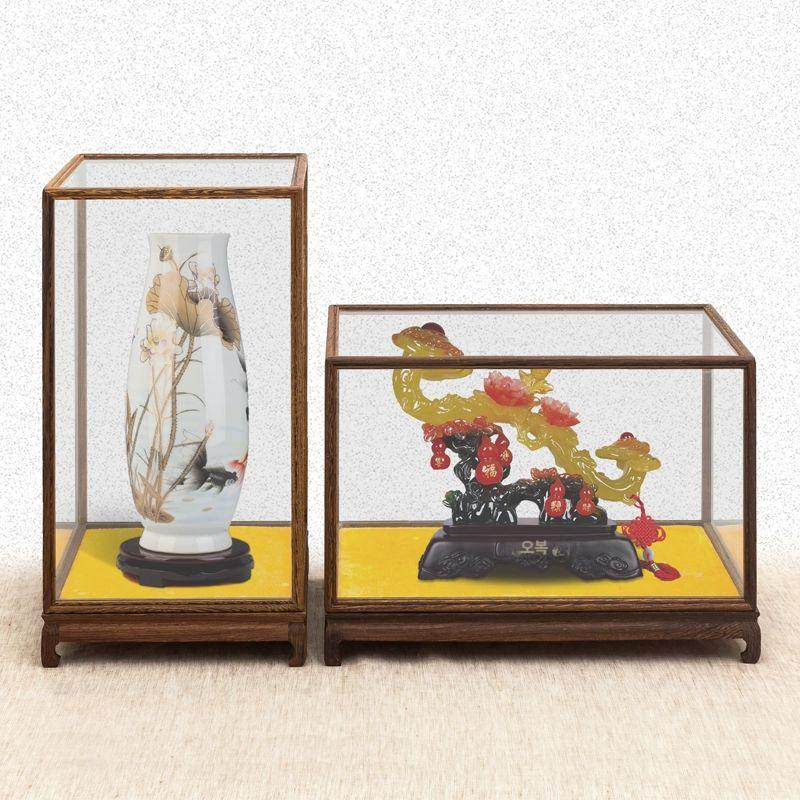 공예품 보관함 나무 골동품 디스플레이 진열장 보석함 전시대 고급 자개 가로형 - 상세 이미지 3