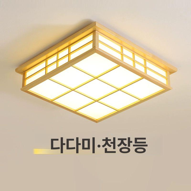 천장등 무드등 감성 전통등 펜션 엔틱 램프 전통조명 전등 한지조명 한옥조명 갓등 - 상세 이미지 2