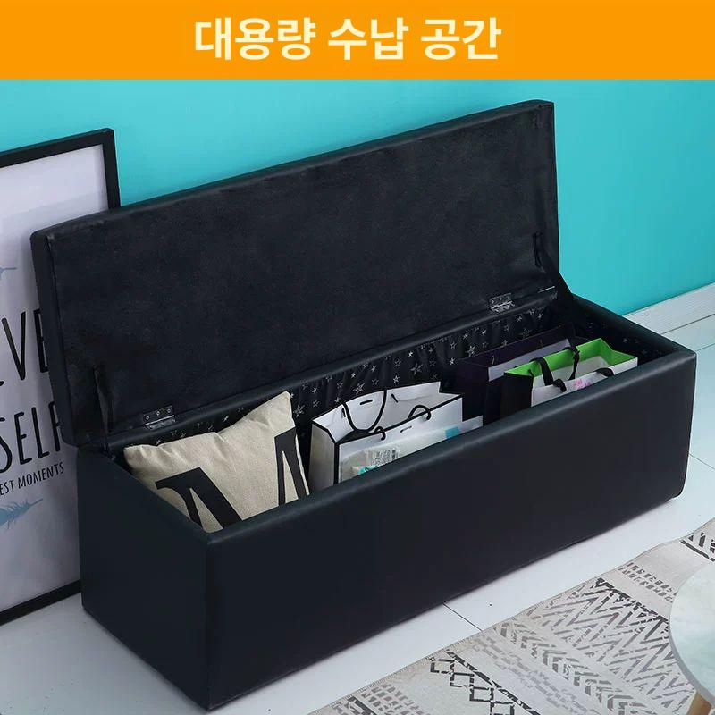 의류 신발 서랍 수납 쇼파 스툴 박스 캐비닛 정리함 분류 보관함 패브릭 옷 쌓을 - 상세 이미지 3