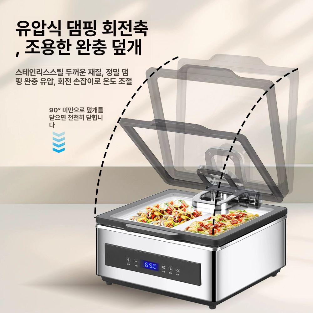 보온램프 푸드워머 음식용 호텔용 조명 뷔페 보온등 천장형 전기 히팅램프 - 상세 이미지 3