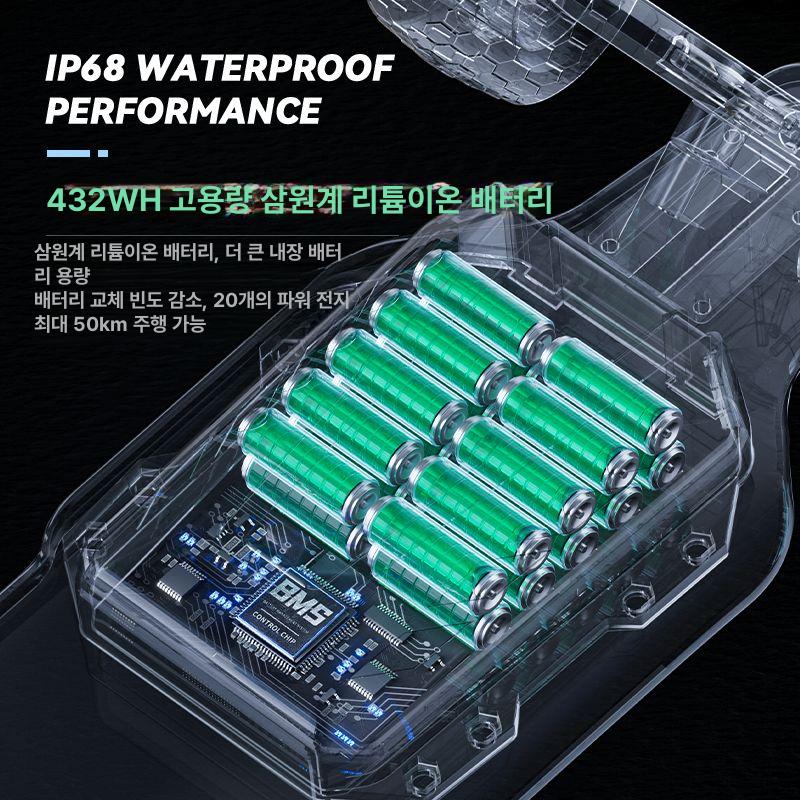 전동스케이트보드 롱보드 오프로드 크루져 고속 입문자용 리모콘 조종 고급형 - 상세 이미지 3