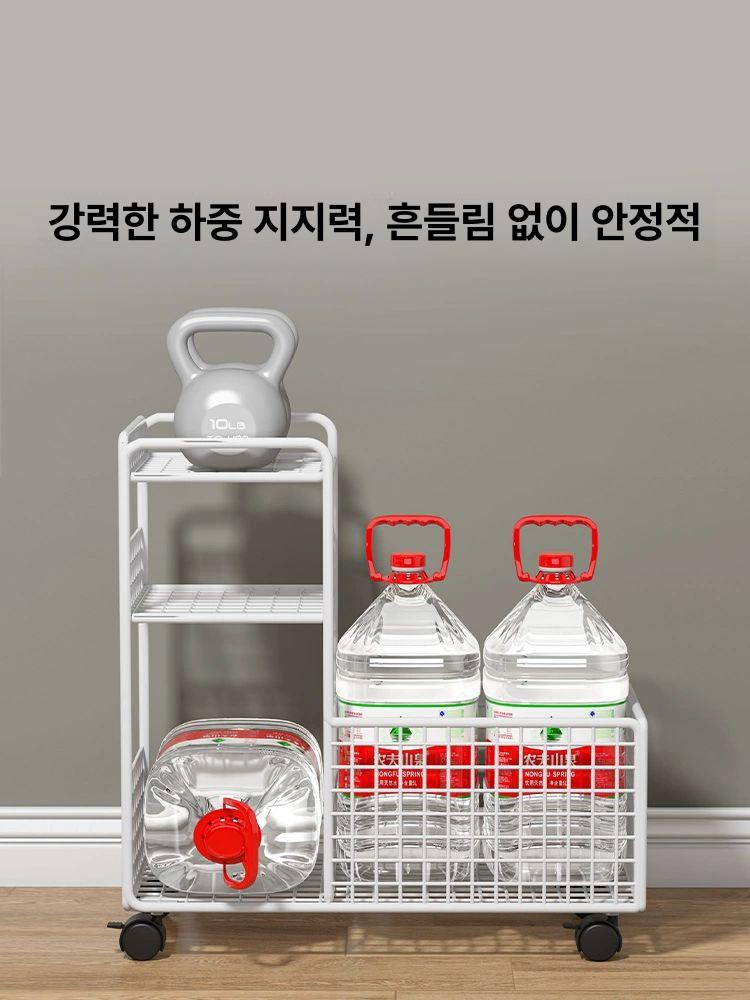 수납정리함 책상 카트 모니터선반 받침대 바퀴 데스크수납함 모니터정리함 보관 - 상세 이미지 5
