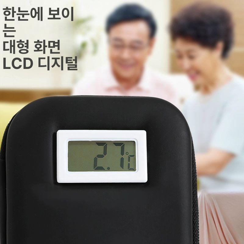 휴대용 인슐린 케이스 냉장보관 약통 온도유지 여행용 소형 블루 아이스팩 2개 방습 가방 포함 - 상세 이미지 5