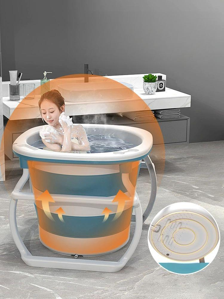 접이식 욕조 1인용 경제형 소형 사우나 원터치 전신 원룸 가정용 대형 - 상세 이미지 2