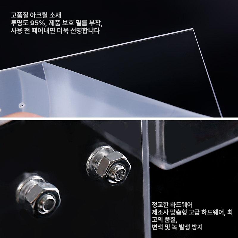 펜 꽂이 투명 아크릴 디스플레이 스탠드 마커 연필 보관 수납함 책상 정리 케이스 - 상세 이미지 3