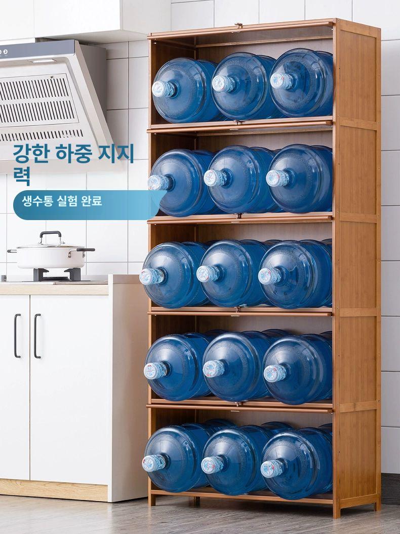 원목 찬장 빈티지 레트로 진열장 부엌 캐비넷 엔틱 미닫이 인테리어 선반 캐비닛 수납 - 상세 이미지 5