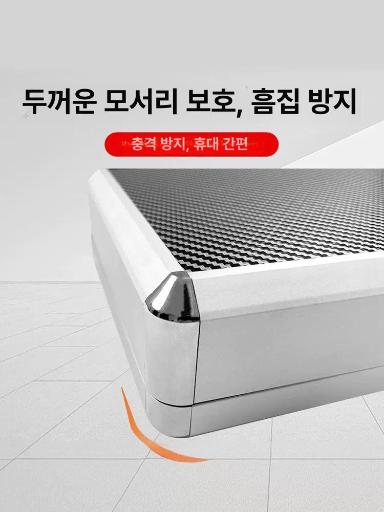 탁구 라켓 보관함 휴대용 싱글 캐리어 충격방지 스포츠 장비 수납 가방 - 상세 이미지 4